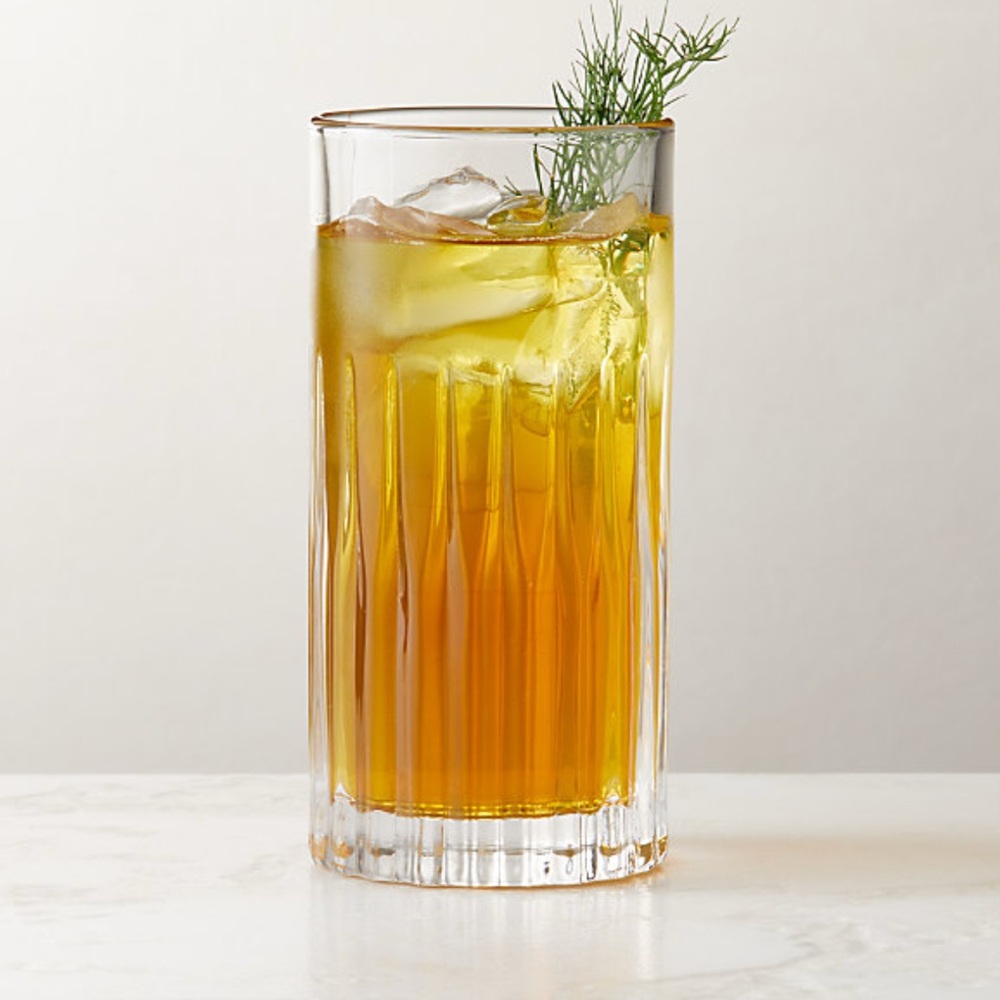 New! CB2 Highball Glass, set of 4
